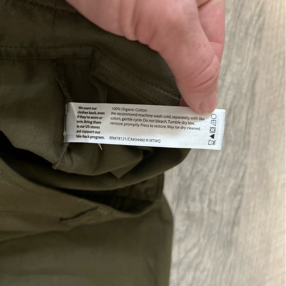 Eileen Fisher Olive Green Pants - Picture 9 of 10